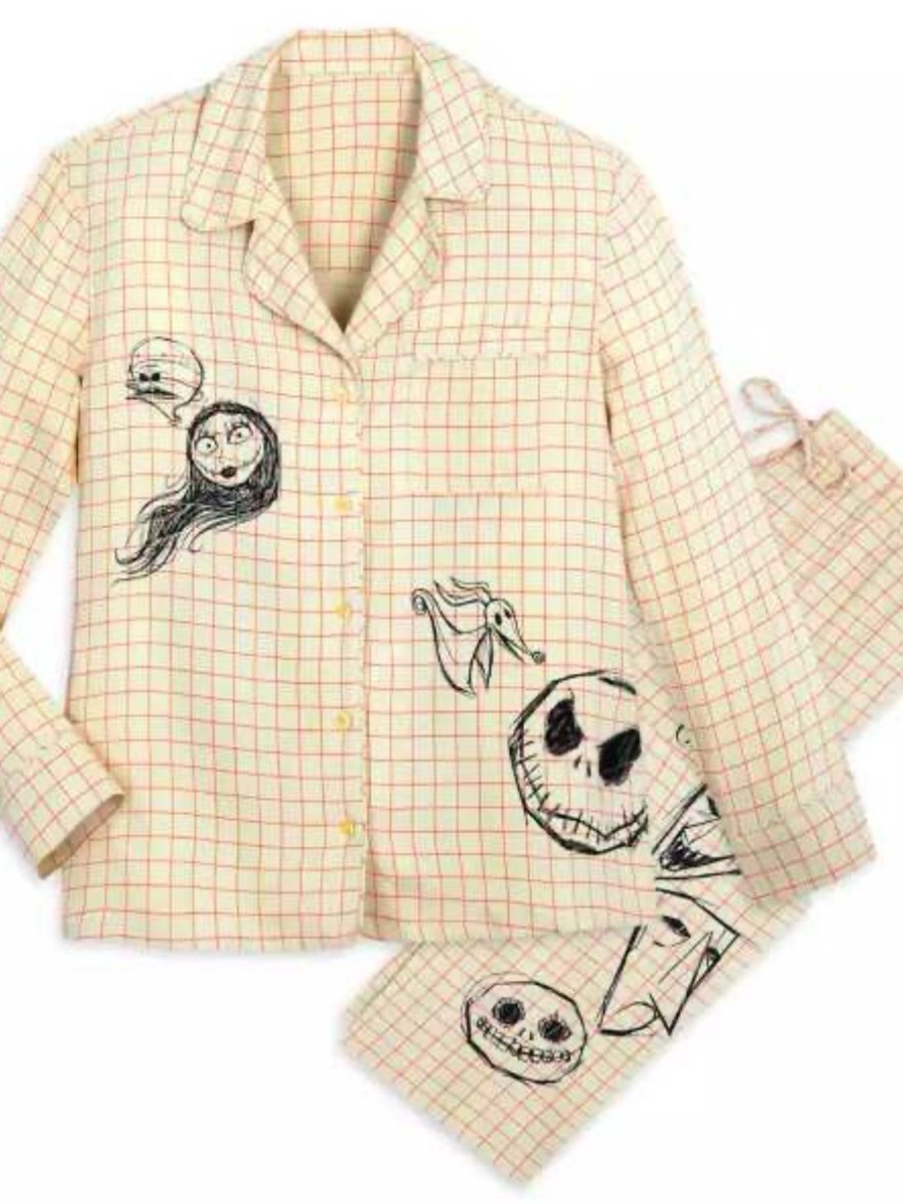 Disney Nightmare Before Christmas Plus Size Pajamas Set